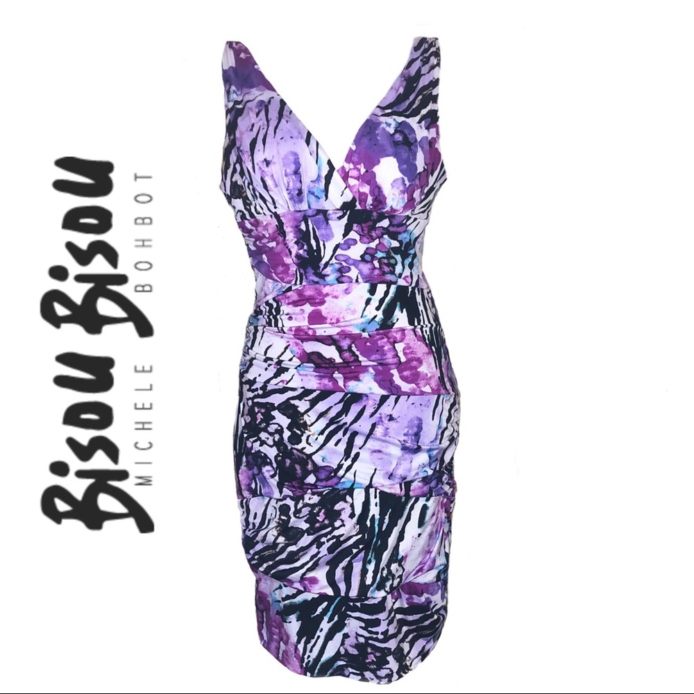 Bisou Bisou Bodycon Dress V Neck
